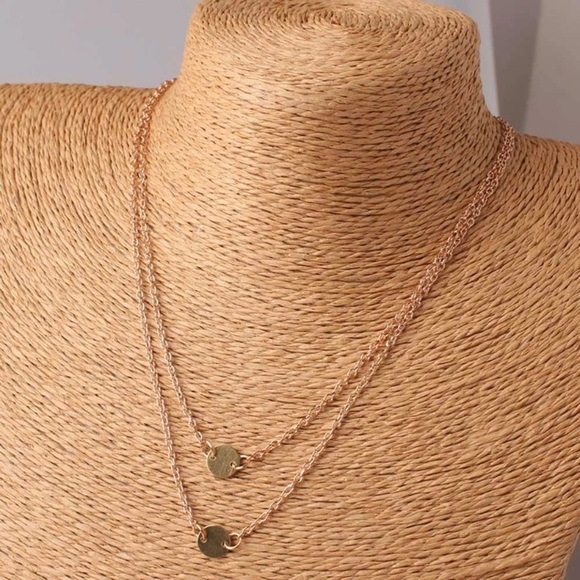 ELLA GOLD Double Layered Necklace with Gift Bag - Picture 5 of 5